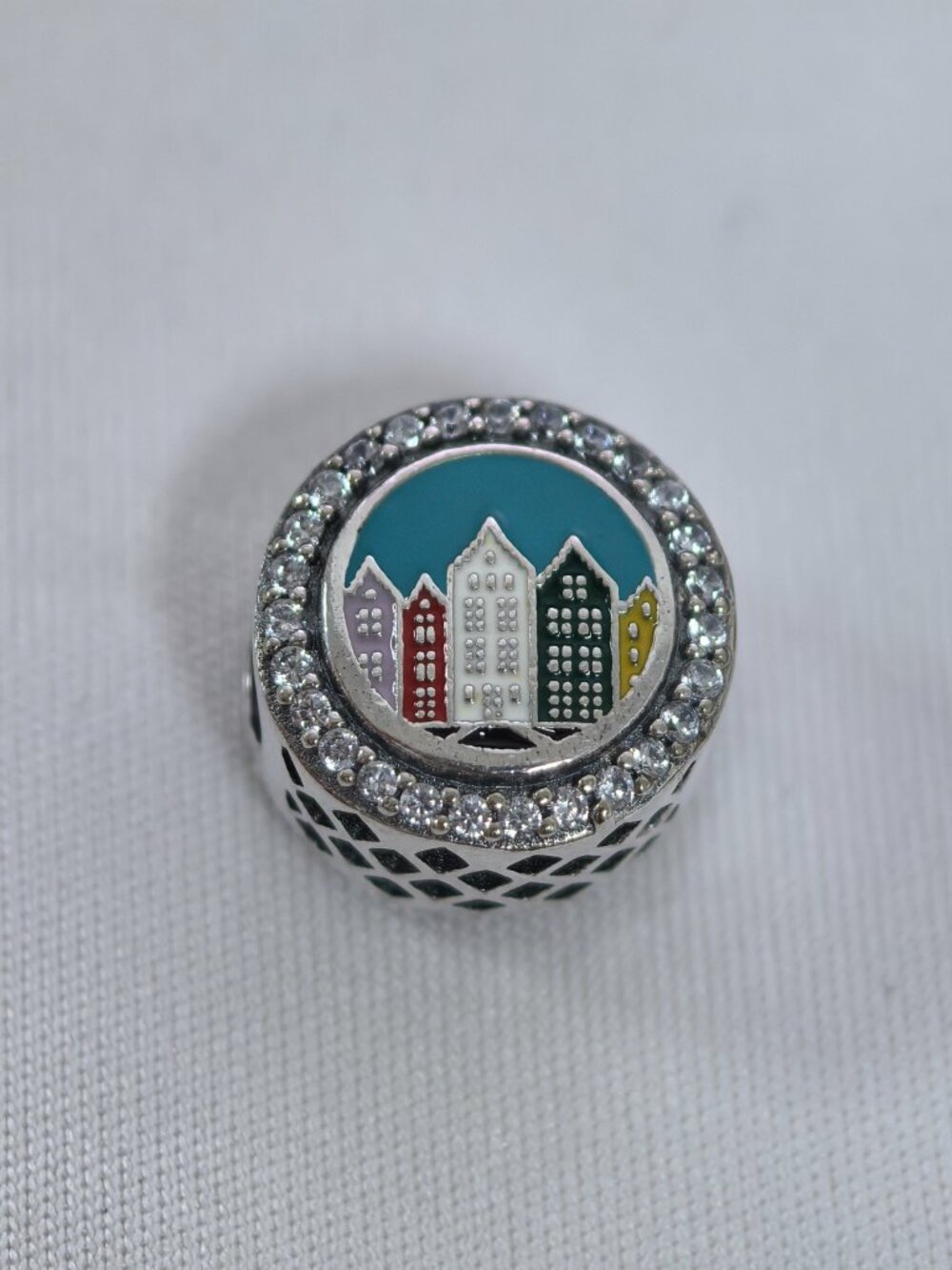 Pandora Colorful house Exclusive Charm Pendant, S925 Silver Jewelry